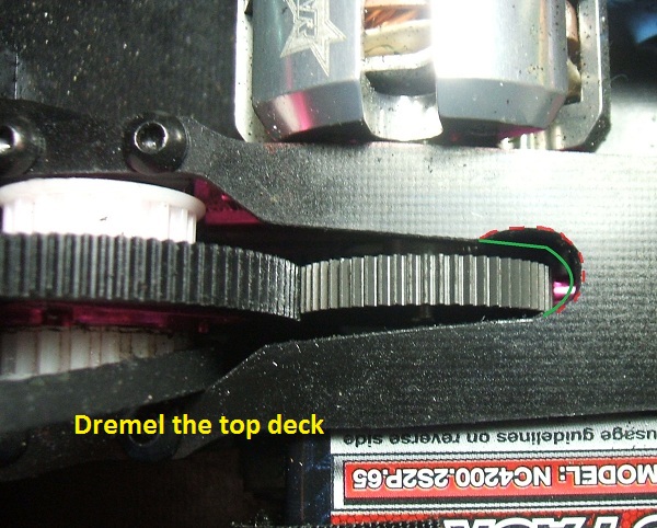 Dremel the top deck
